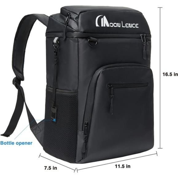 Cooler Backpack 30 Cans Insulated, Leakproof & Waterproof for Men and Women - Picture 5 of 6